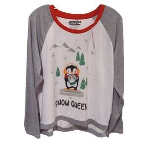 Jammies for Families Snow Queen Top, NWT, M